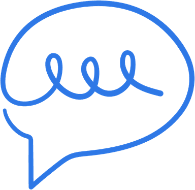 Speech bubble graphic