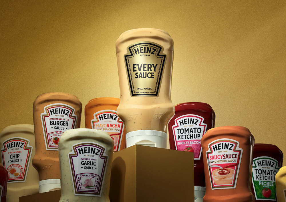 Heinz Every Sauce, with all the sauces that make it up around it