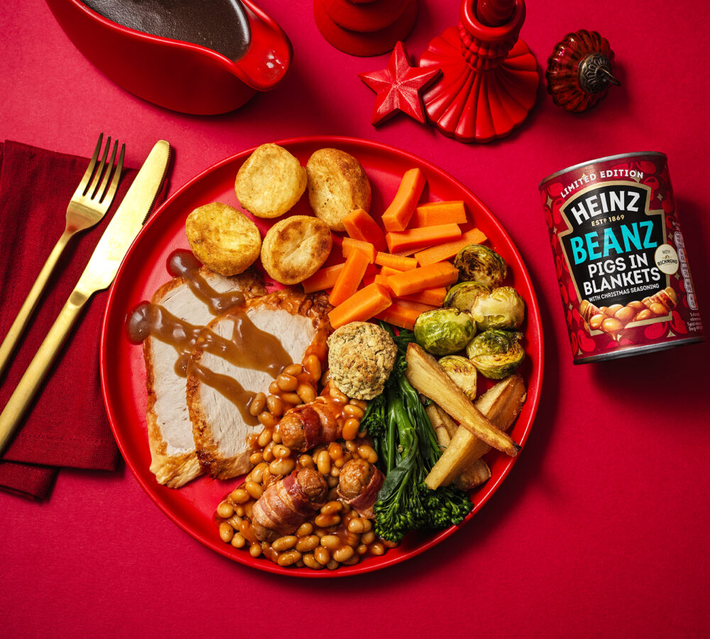 Heinz pigs in blankets beanz