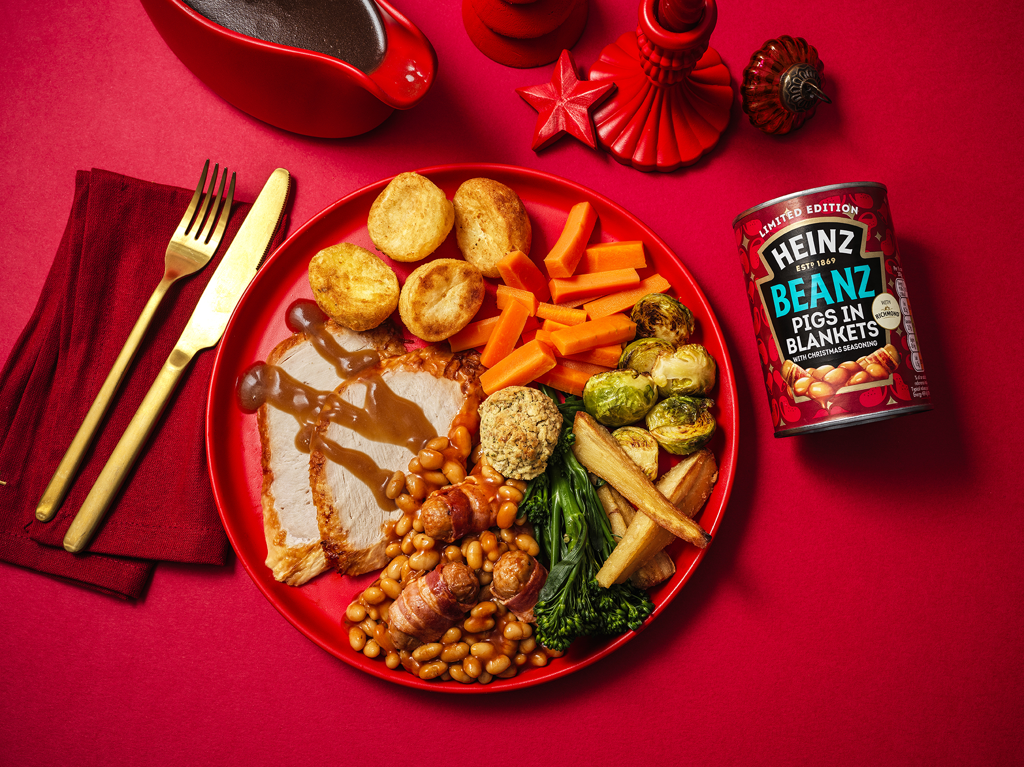 Heinz pigs in blankets beanz